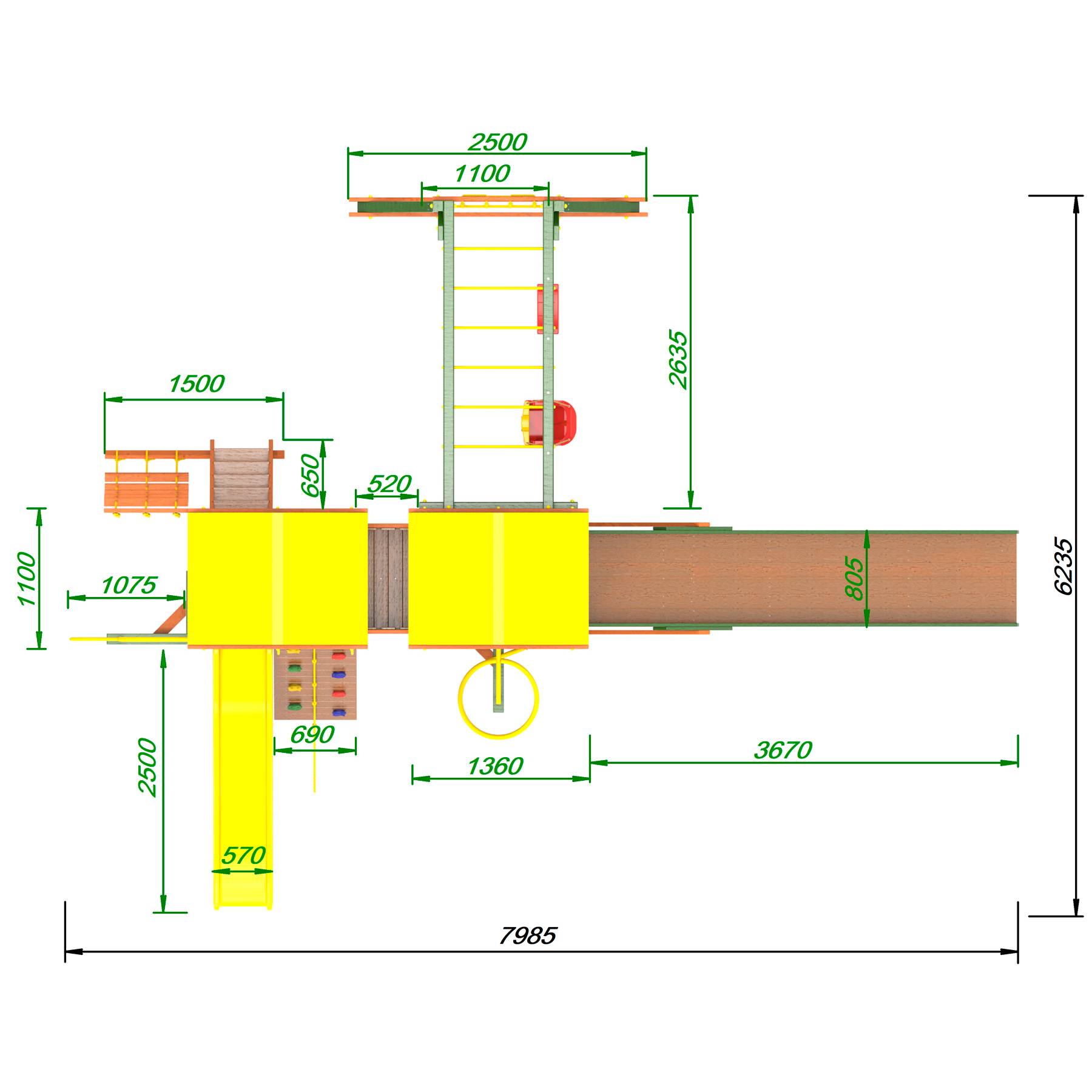 Детская площадка Пикник «Вега» Пацифик Light AllSeasons