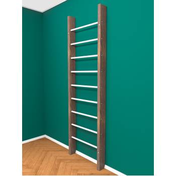 Деревянная шведская стенка «Кастерли» Классик белые ступени