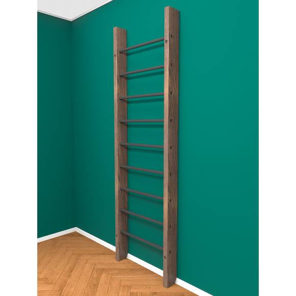 Деревянная шведская стенка «Кастерли» Classic черные ступени