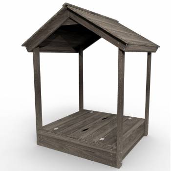 Деревянная песочница с крышей «Блэк»