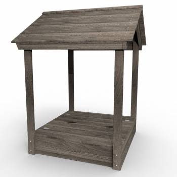 Деревянная песочница с крышей «Блэк»