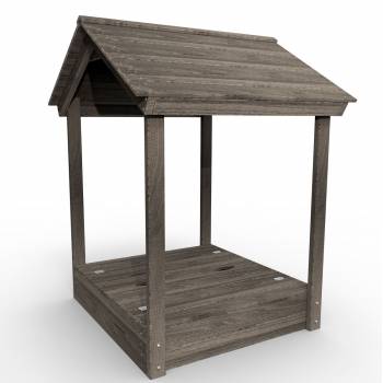 Деревянная песочница с крышей «Блэк»