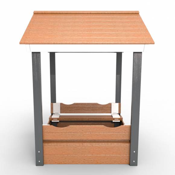 Деревянная песочница с крышей «Ультра»