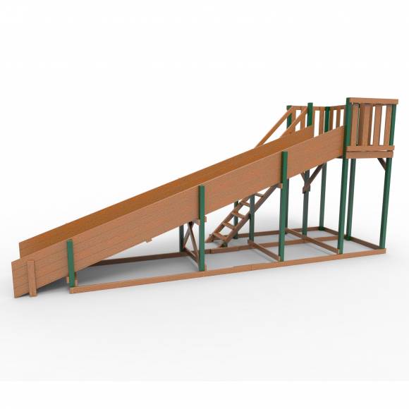Детская площадка - деревянная горка Пикник «Зима №3» Форест