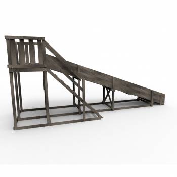 Детская площадка - деревянная горка Пикник «Зима №3» Блэк