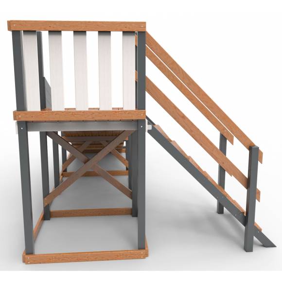 Детская площадка - деревянная горка Пикник «Зима №2» Ультра