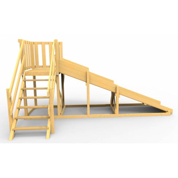 Детская площадка - деревянная горка Пикник «Зима №2»