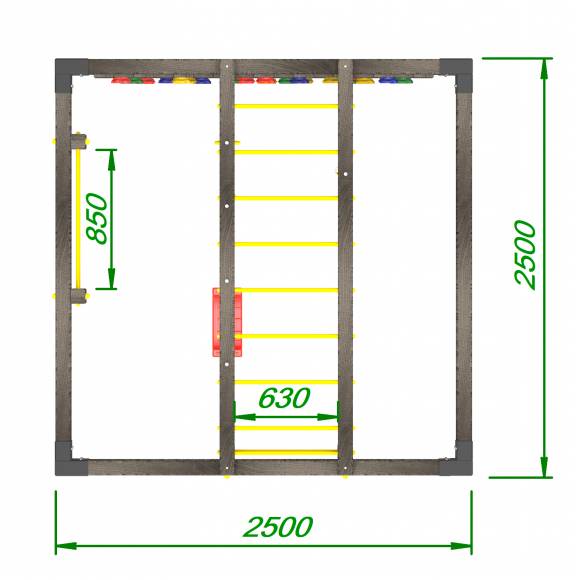 Детская площадка  Пикник Куб  «Black»
