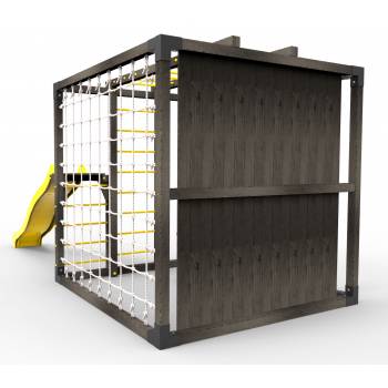 Детская площадка  Пикник Куб «Блэк»  с горкой