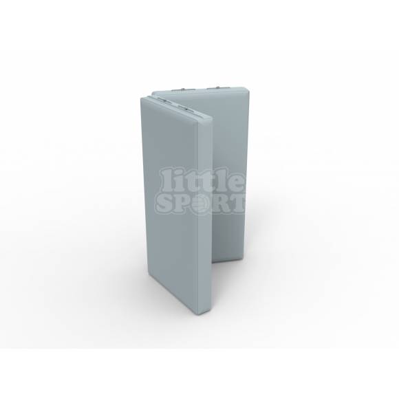 Мат кожзам  (100х100х10см) складной в 2 сложения серый