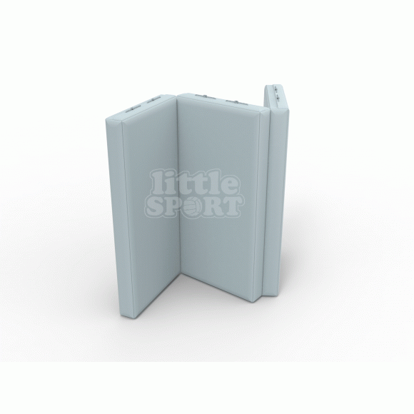 Мат кожзам (100х150х10см) складной в 3 сложения серый