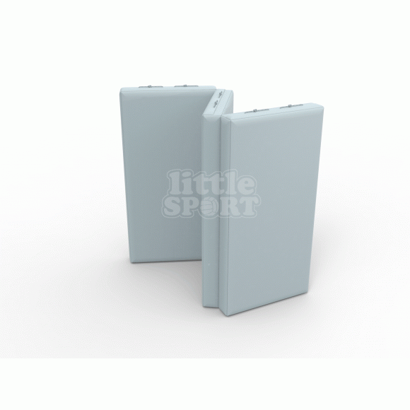 Мат кожзам (100х150х10см) складной в 3 сложения серый