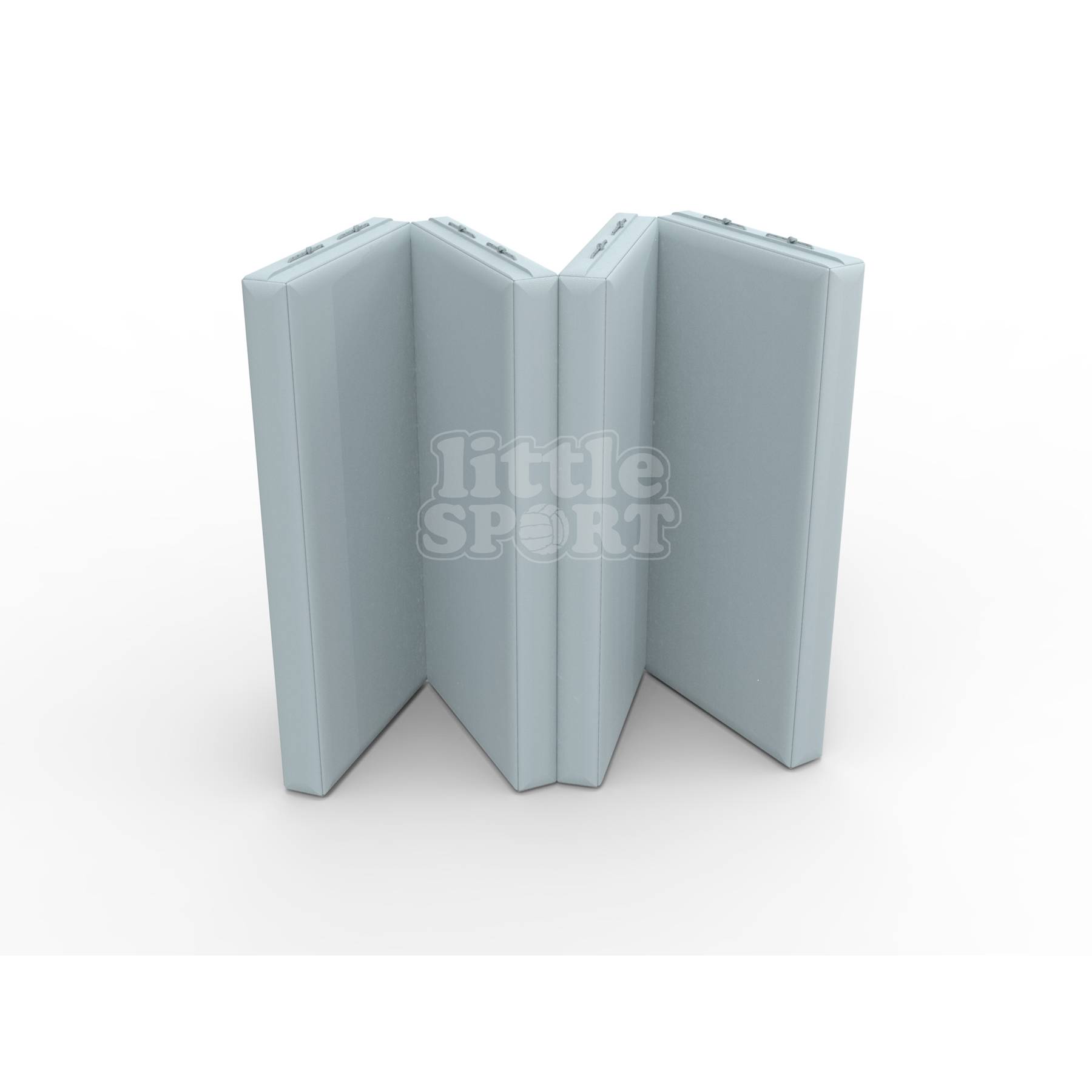 Мат кожзам  (100х200х10см) складной в 4 сложения серый