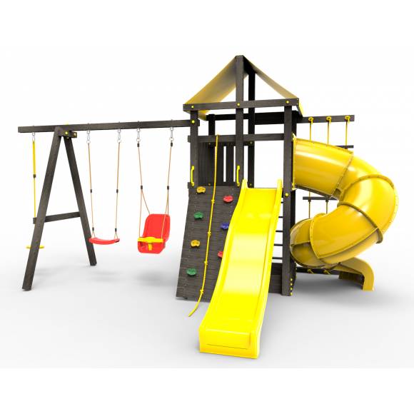 Детская площадка Пикник «Black» с винтовой трубой