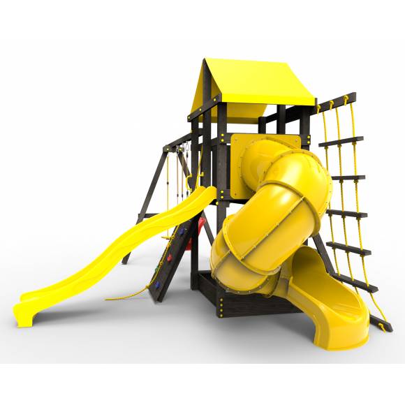 Детская площадка Пикник «Black» с винтовой трубой