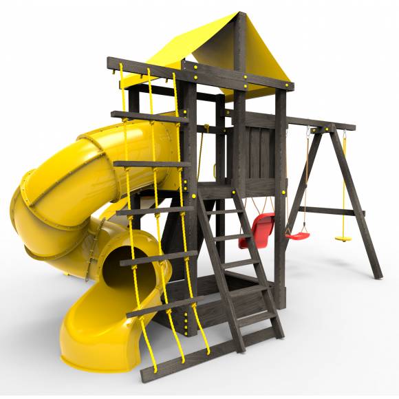 Детская площадка Пикник «Black» с винтовой трубой