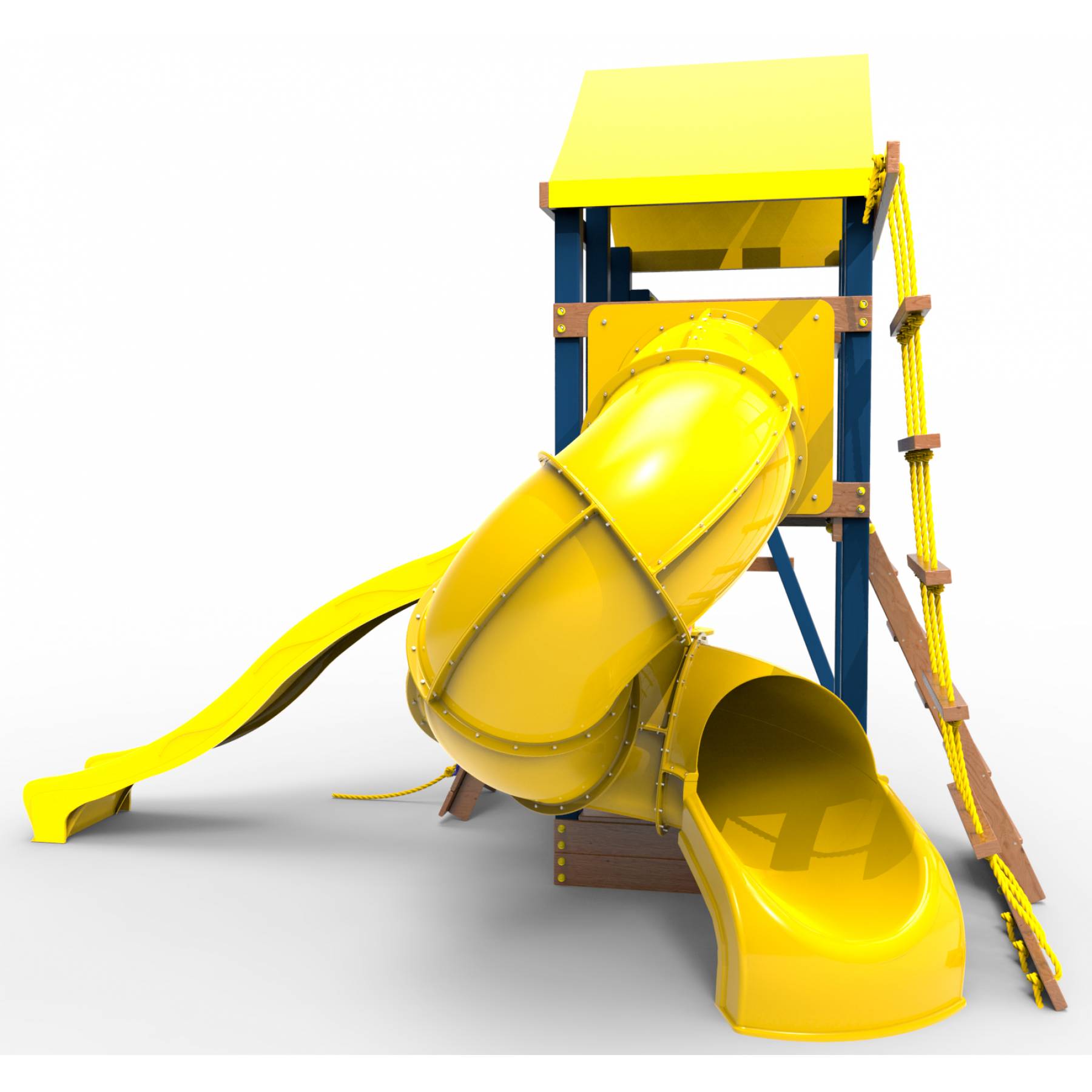 Детская площадка  Пикник «Элит» с винтовой трубой (синий)