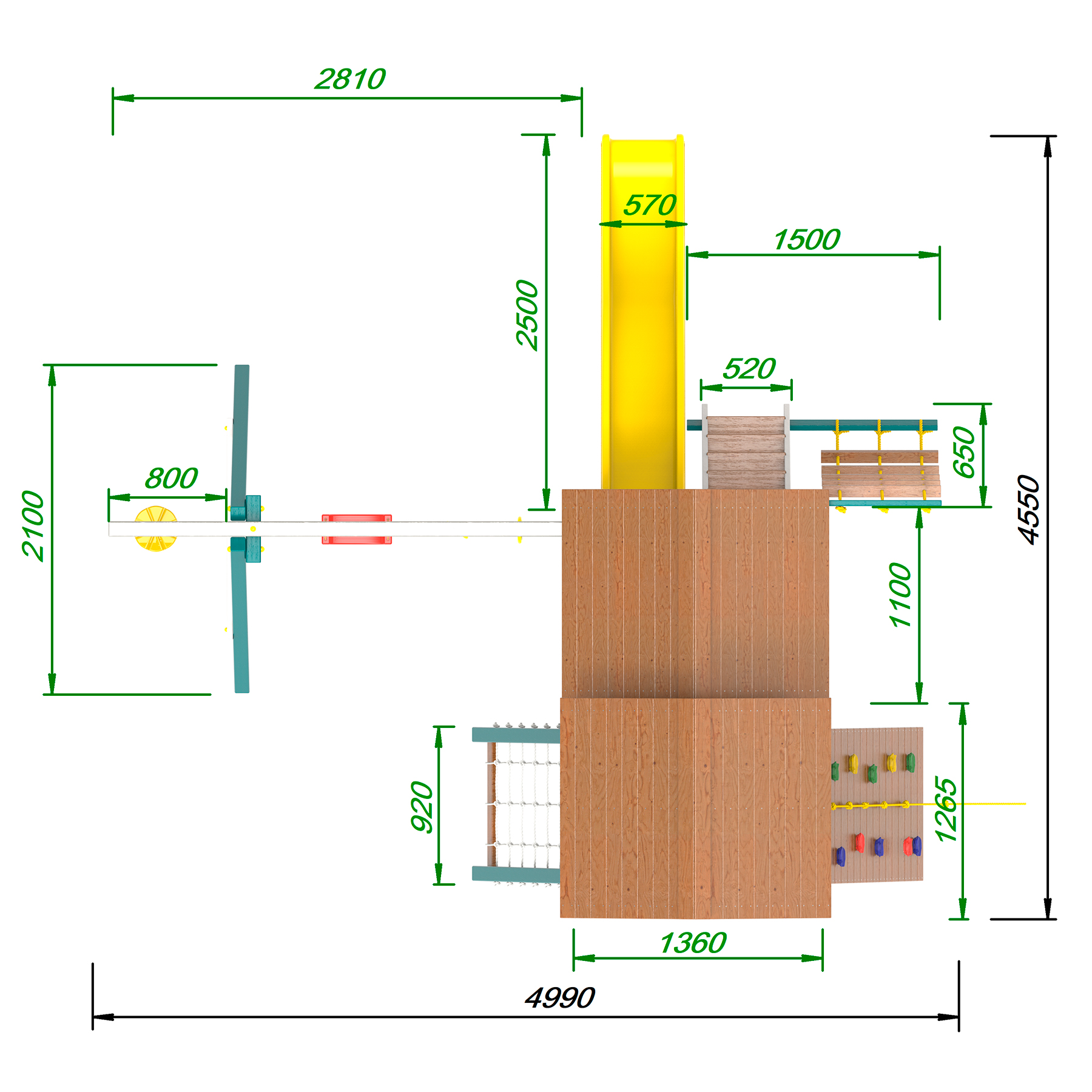 Детская площадка  Пикник «Лэйк Д» Стэйдж 1