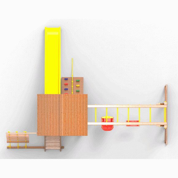 Детская площадка  Пикник «Оптимус Д» с рукоходом