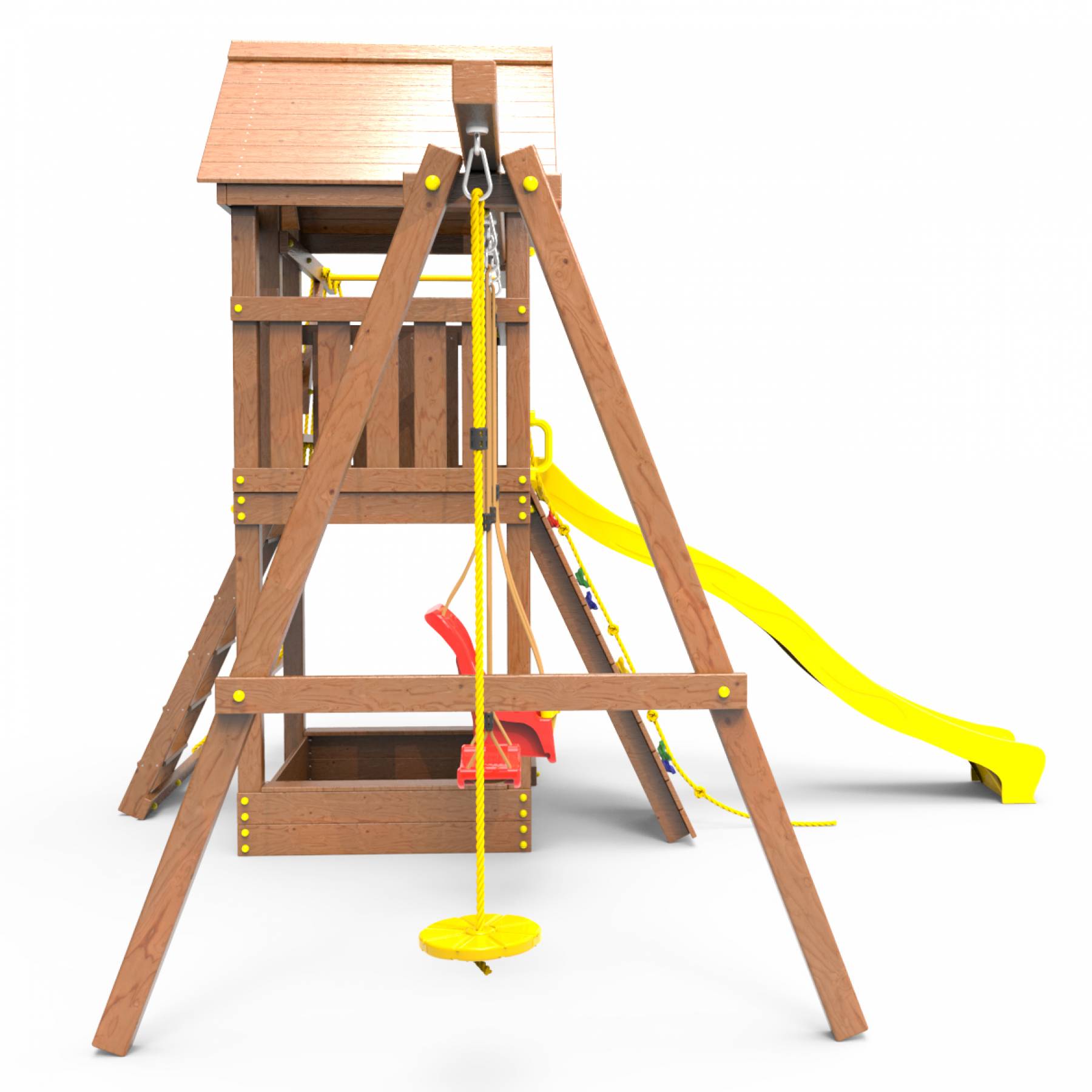 Детская площадка Пикник «Оптимус Д» с турником и шведской стенкой