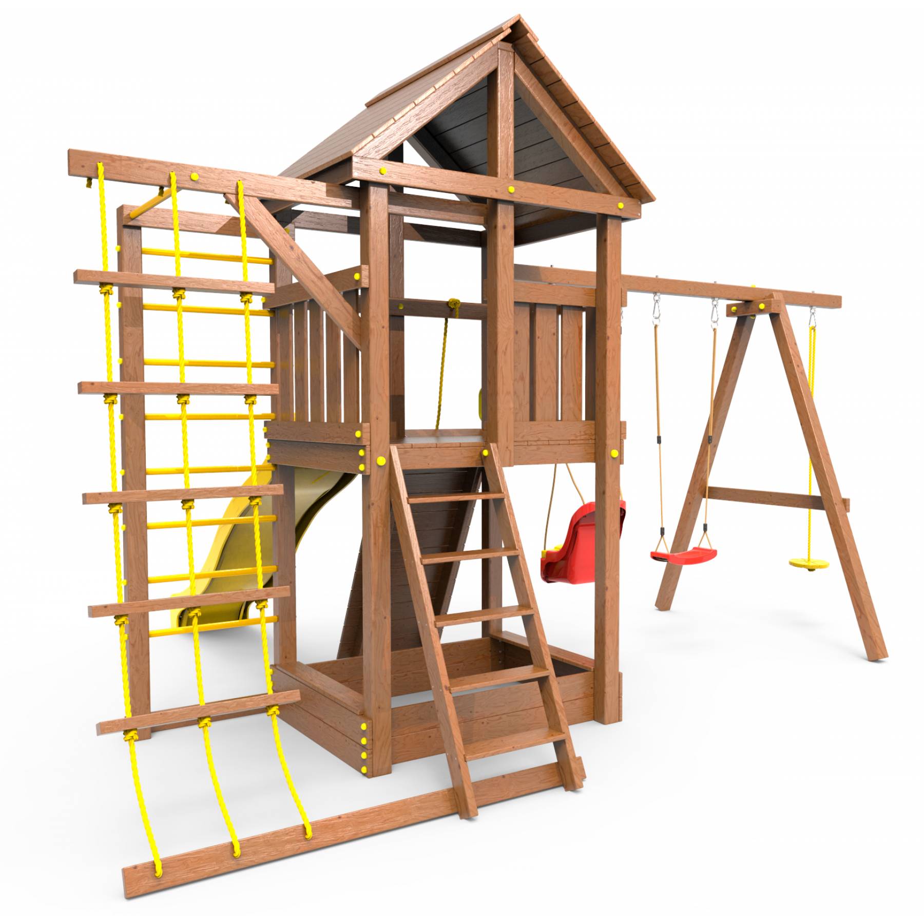 Детская площадка Пикник «Оптимус Д» с турником и шведской стенкой