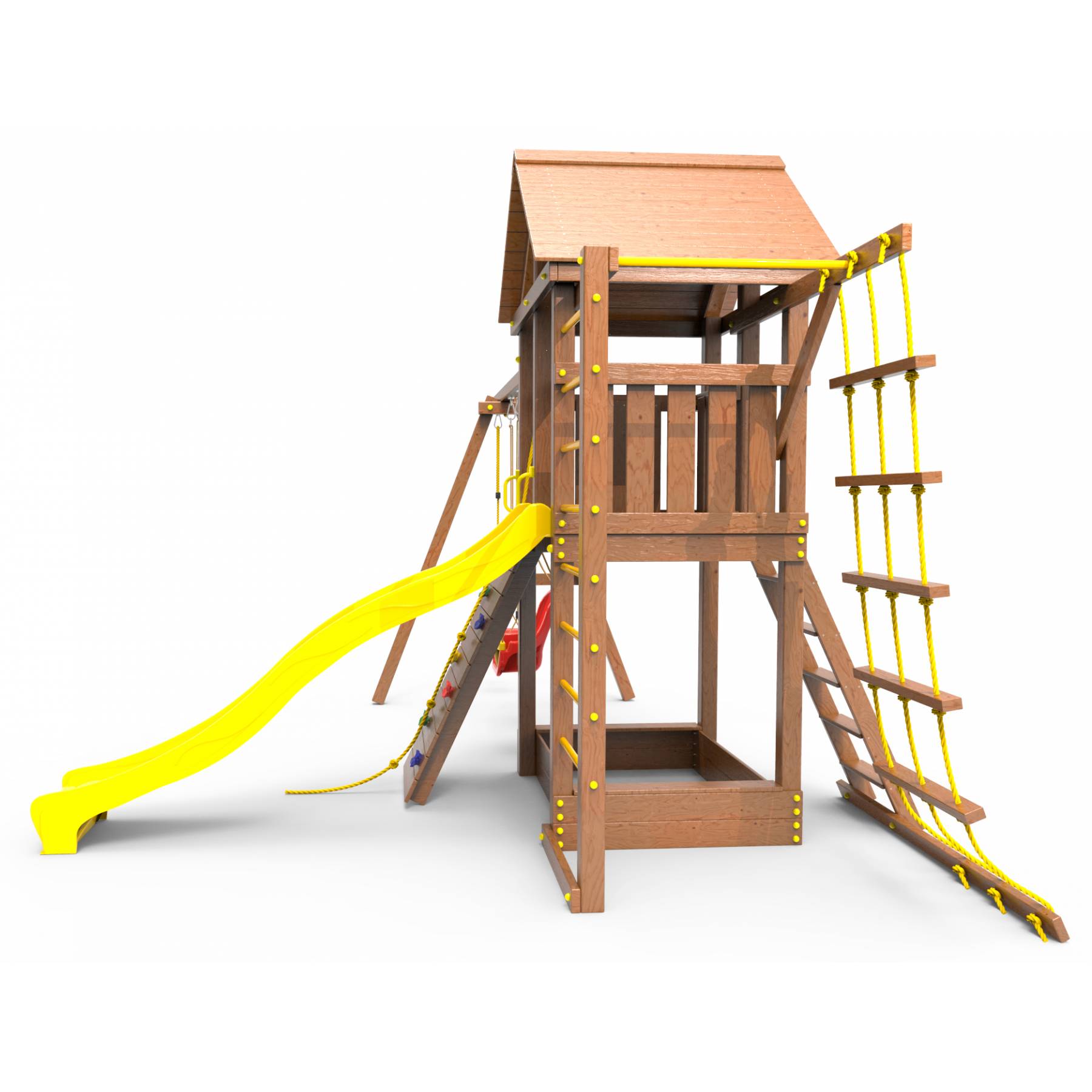 Детская площадка Пикник «Оптимус Д» с турником и шведской стенкой