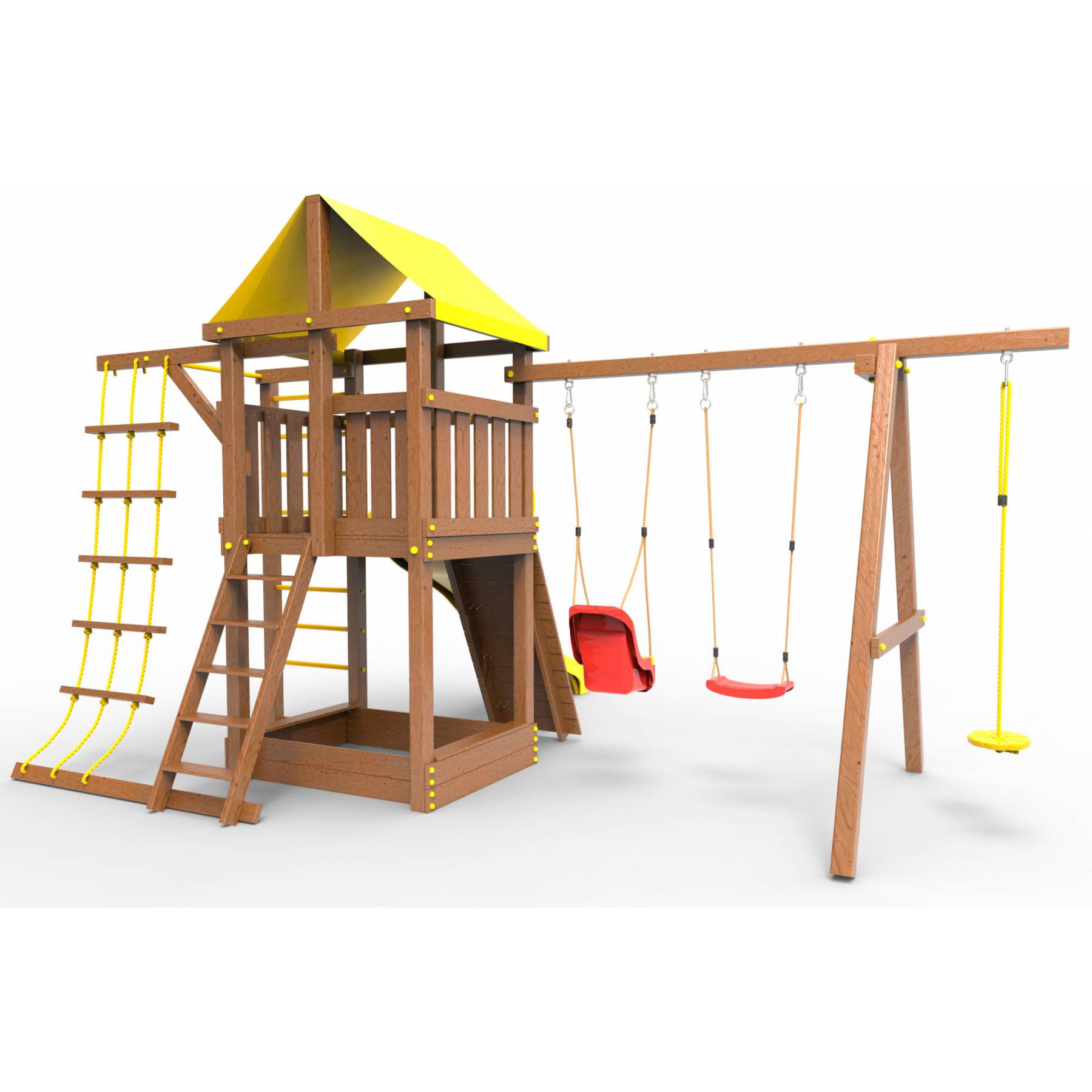 Детская площадка  Пикник «Оптимус» с турником и шведской стенкой