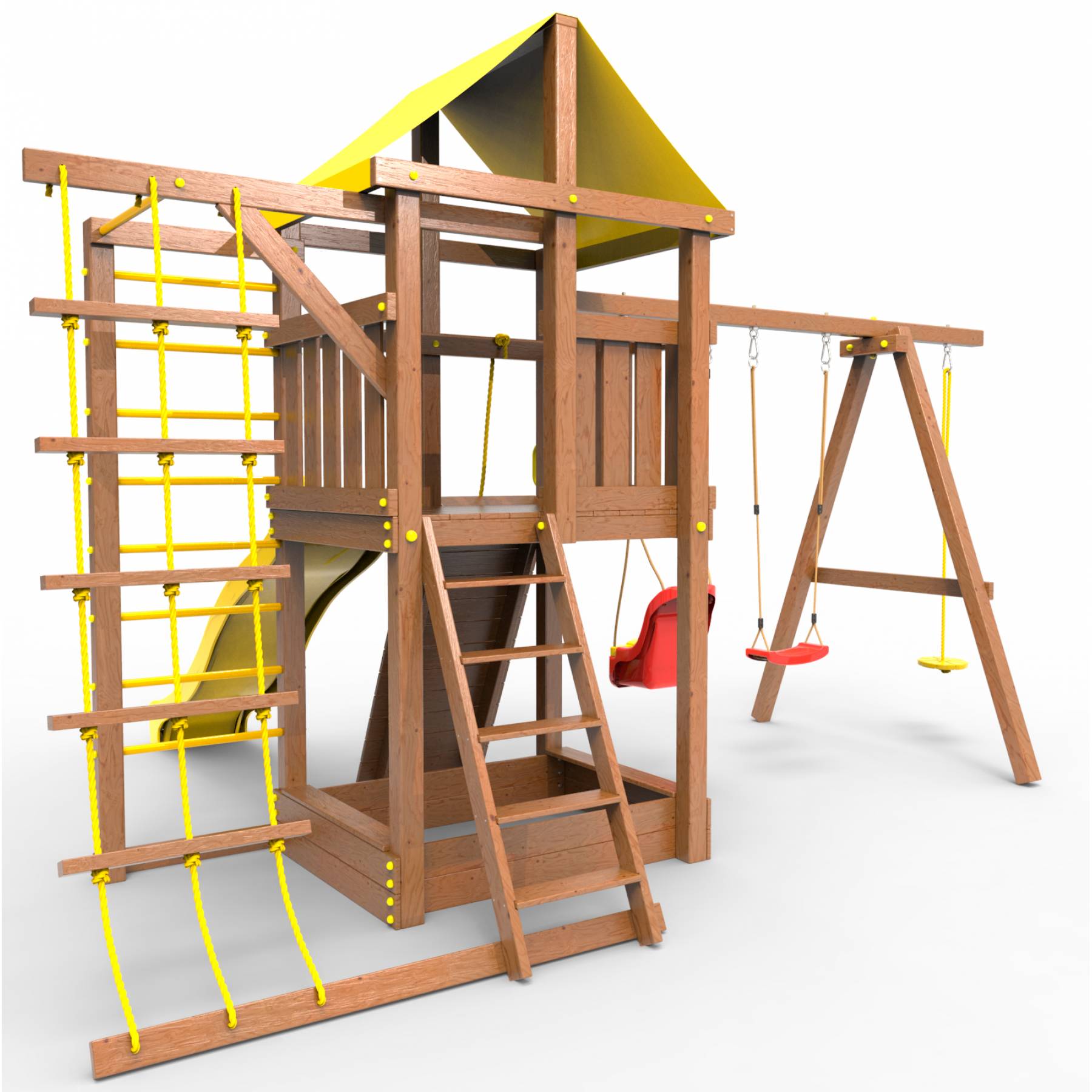 Детская площадка  Пикник «Оптимус» с турником и шведской стенкой