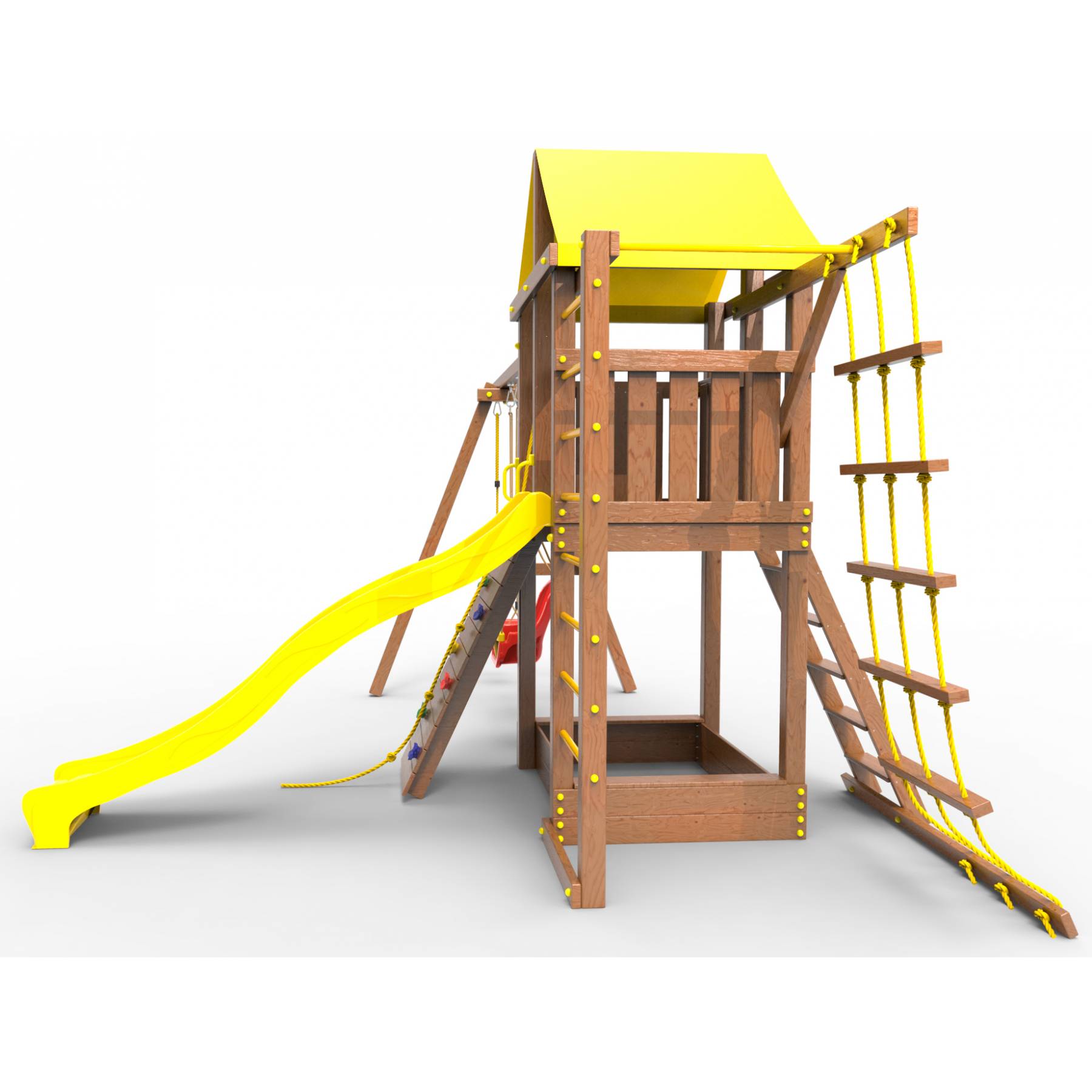 Детская площадка  Пикник «Оптимус» с турником и шведской стенкой