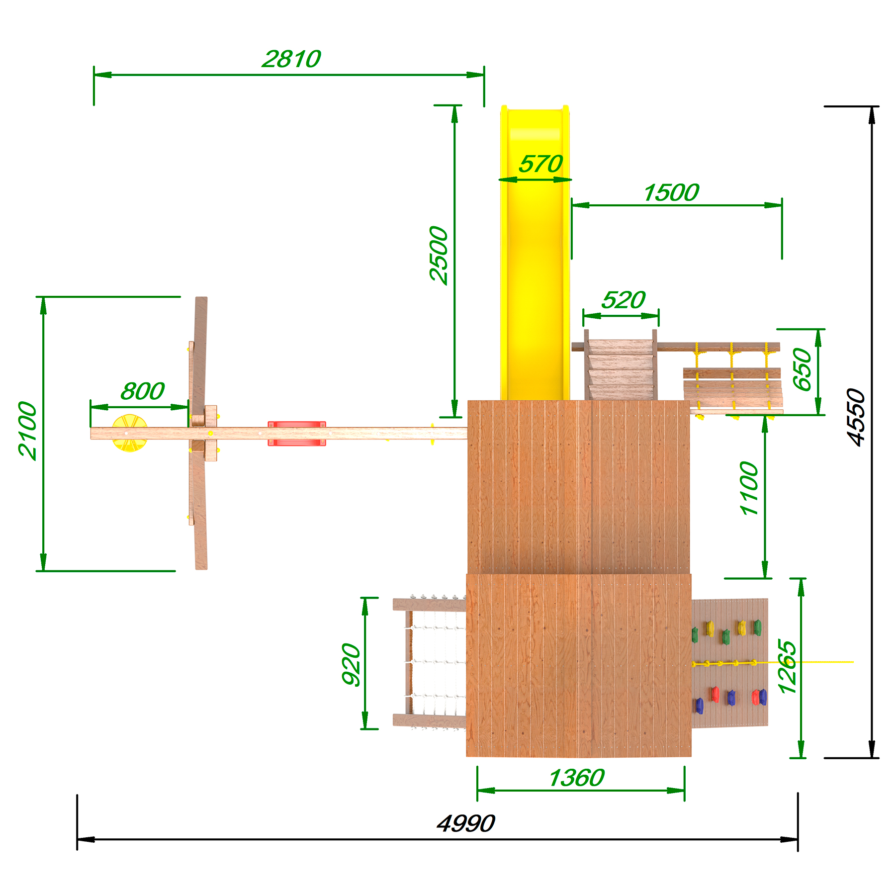 Детская площадка  Пикник «Оптимус Д» Стэйдж 1