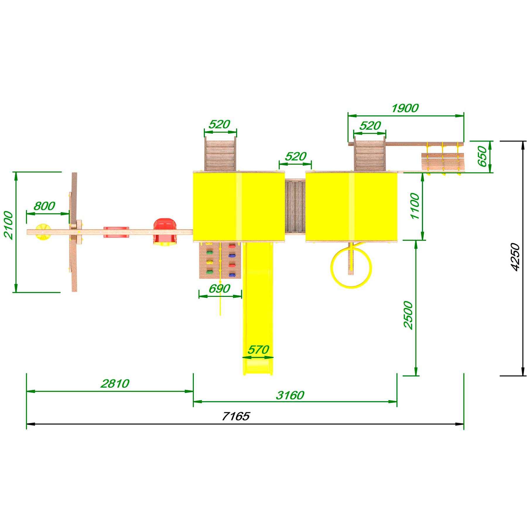 Детская площадка  Пикник «Оптимус» Твин Вираж
