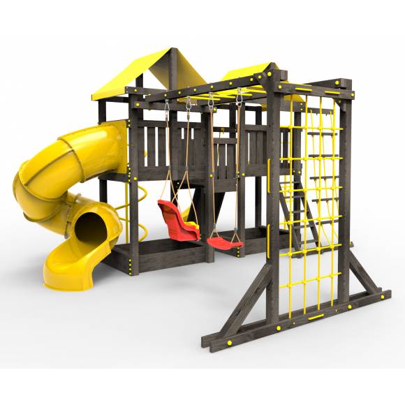 Детская площадка Пикник «Black» Пацифик Light с винтовой трубой