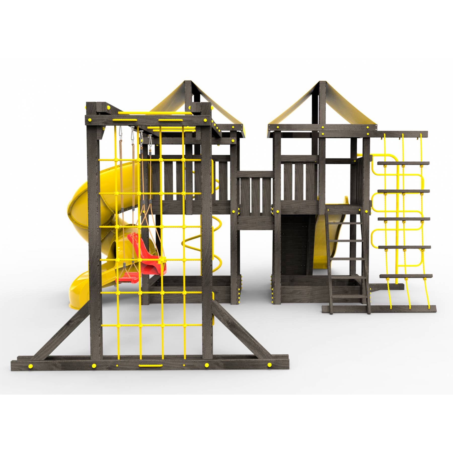 Детская площадка Пикник «Black» Пацифик Light с винтовой трубой