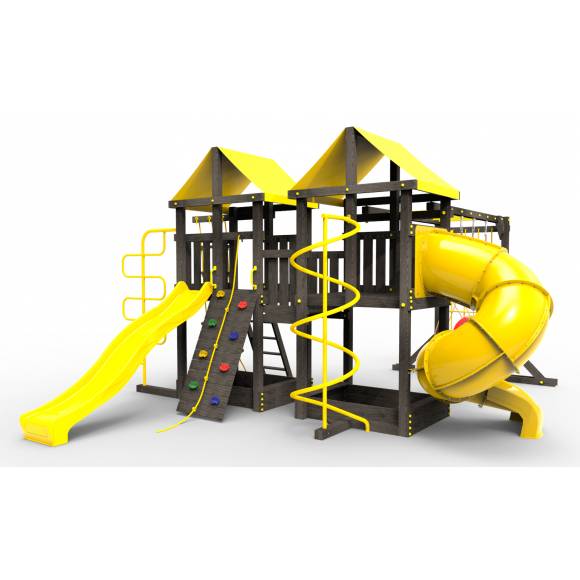 Детская площадка Пикник «Black» Пацифик Light с винтовой трубой