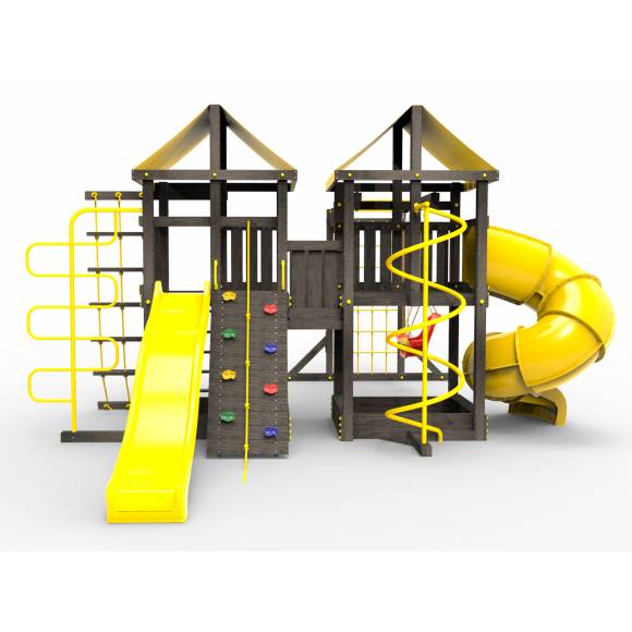 Детская площадка Пикник «Black» Пацифик Light с винтовой трубой