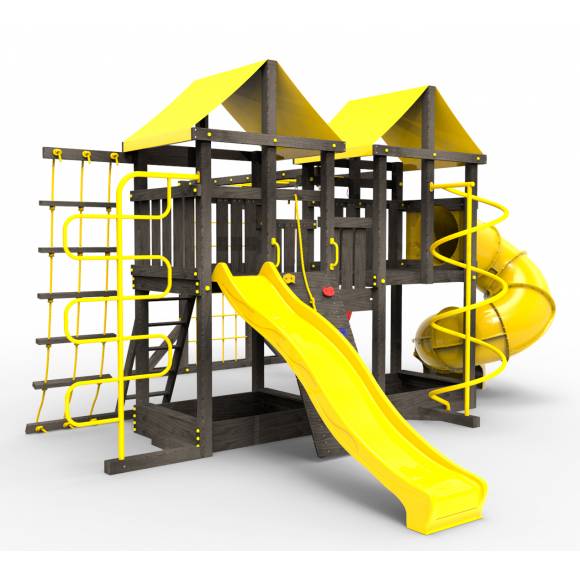 Детская площадка Пикник «Black» Пацифик Light с винтовой трубой