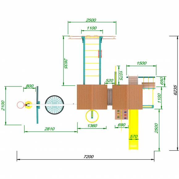 Детская площадка Пикник «Лэйк Д» Пацифик