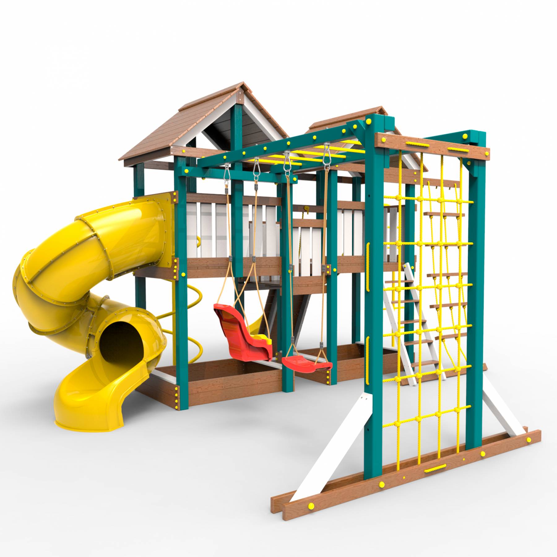 Детская площадка Пикник «Лэйк Д» Пацифик Light с винтовой трубой