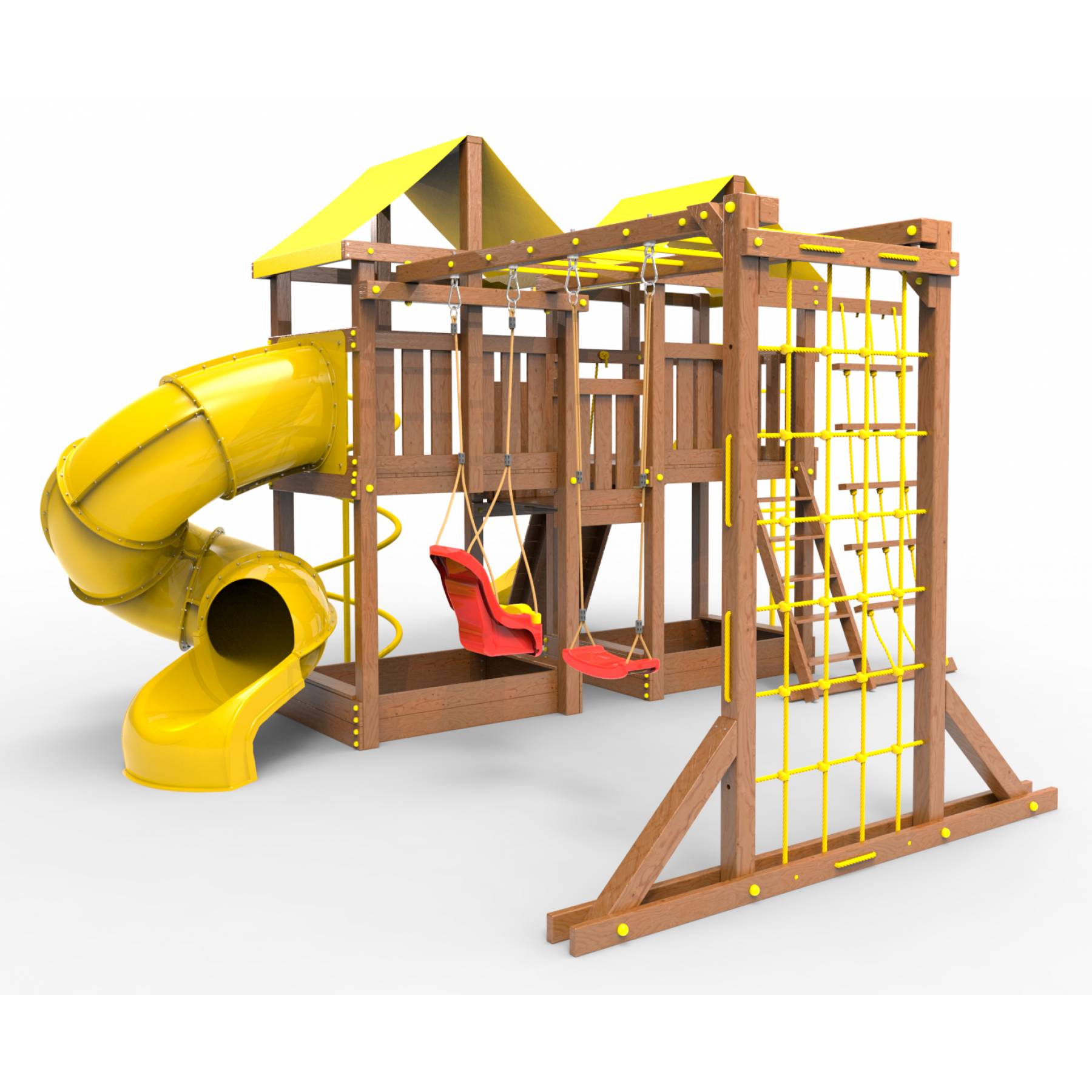 Детская площадка Пикник «Оптимус» Пацифик Light с винтовой трубой