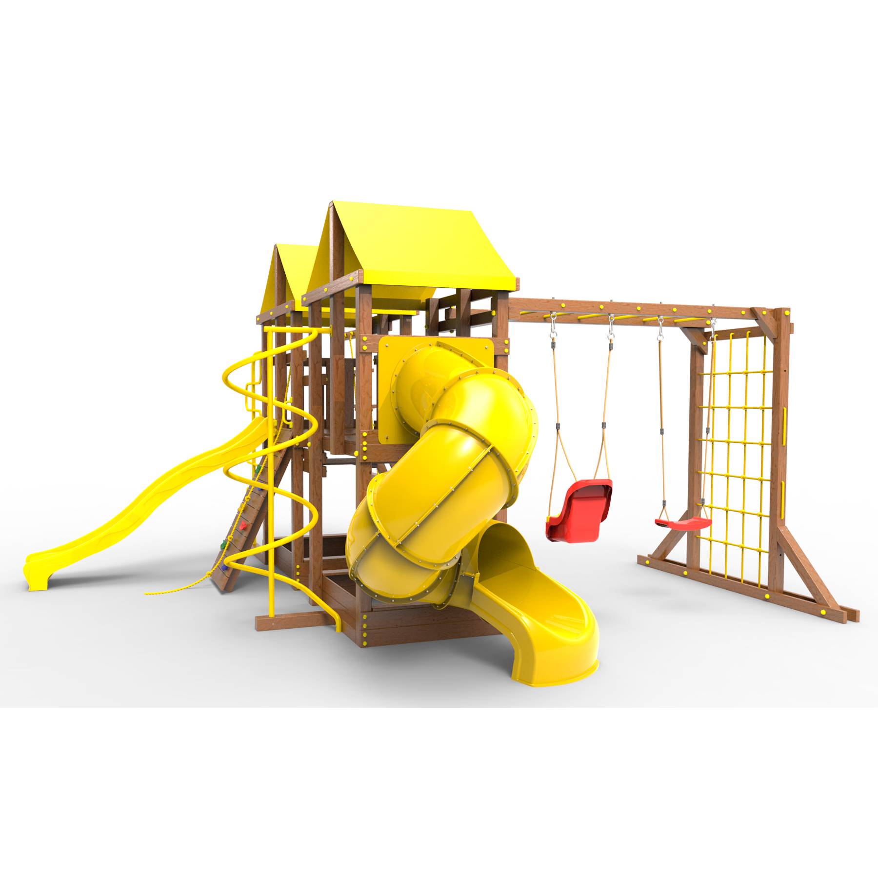 Детская площадка Пикник «Оптимус» Пацифик Light с винтовой трубой