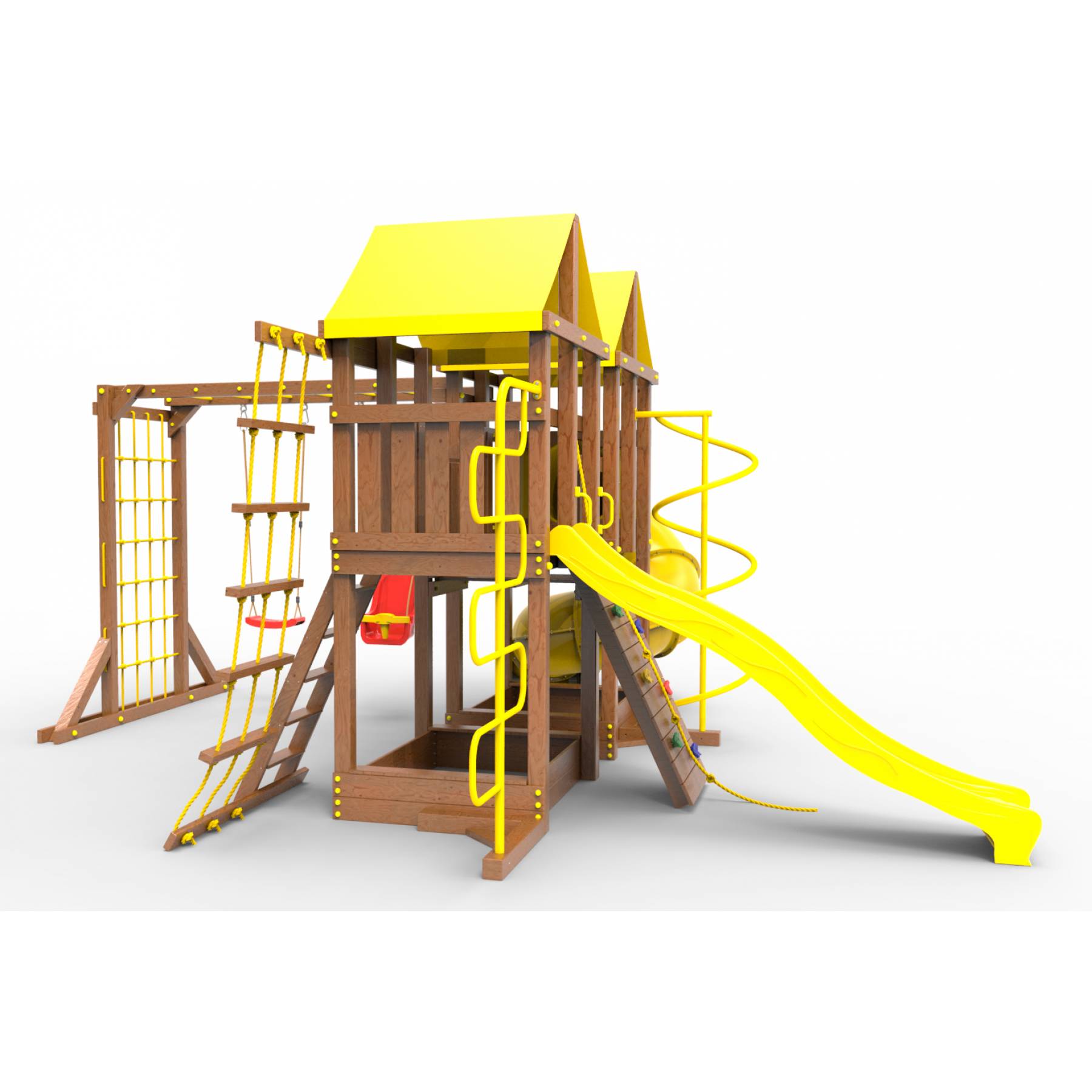 Детская площадка Пикник «Оптимус» Пацифик Light с винтовой трубой