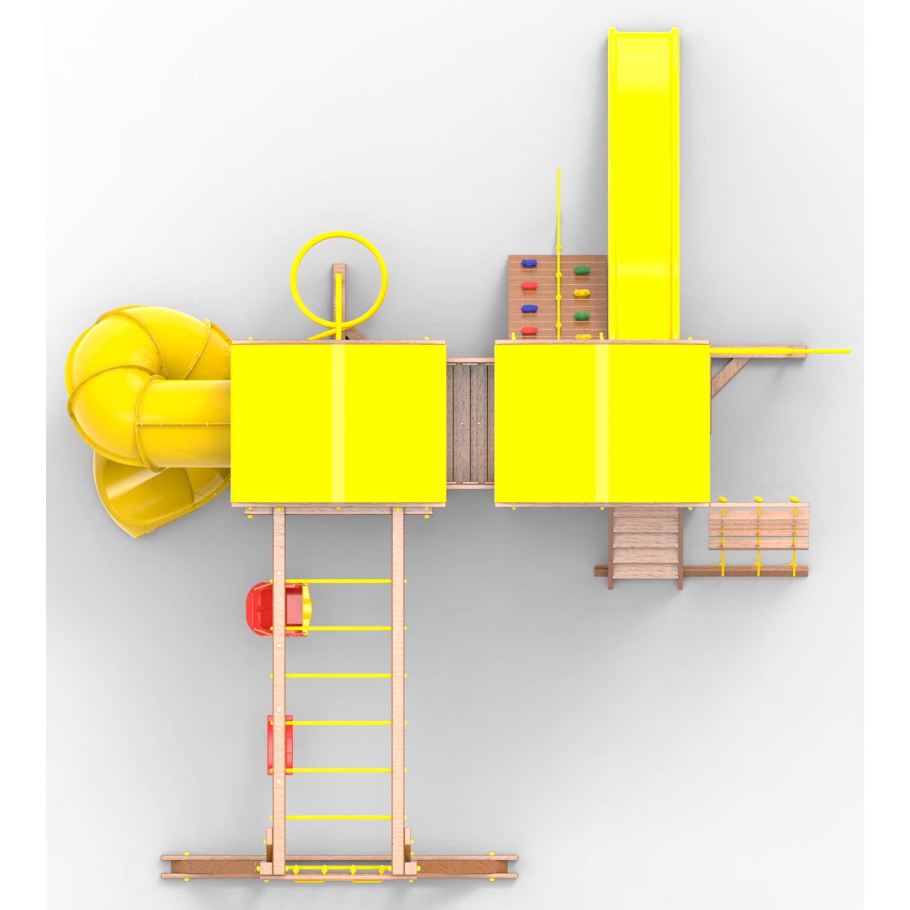 Детская площадка Пикник «Оптимус» Пацифик Light с винтовой трубой