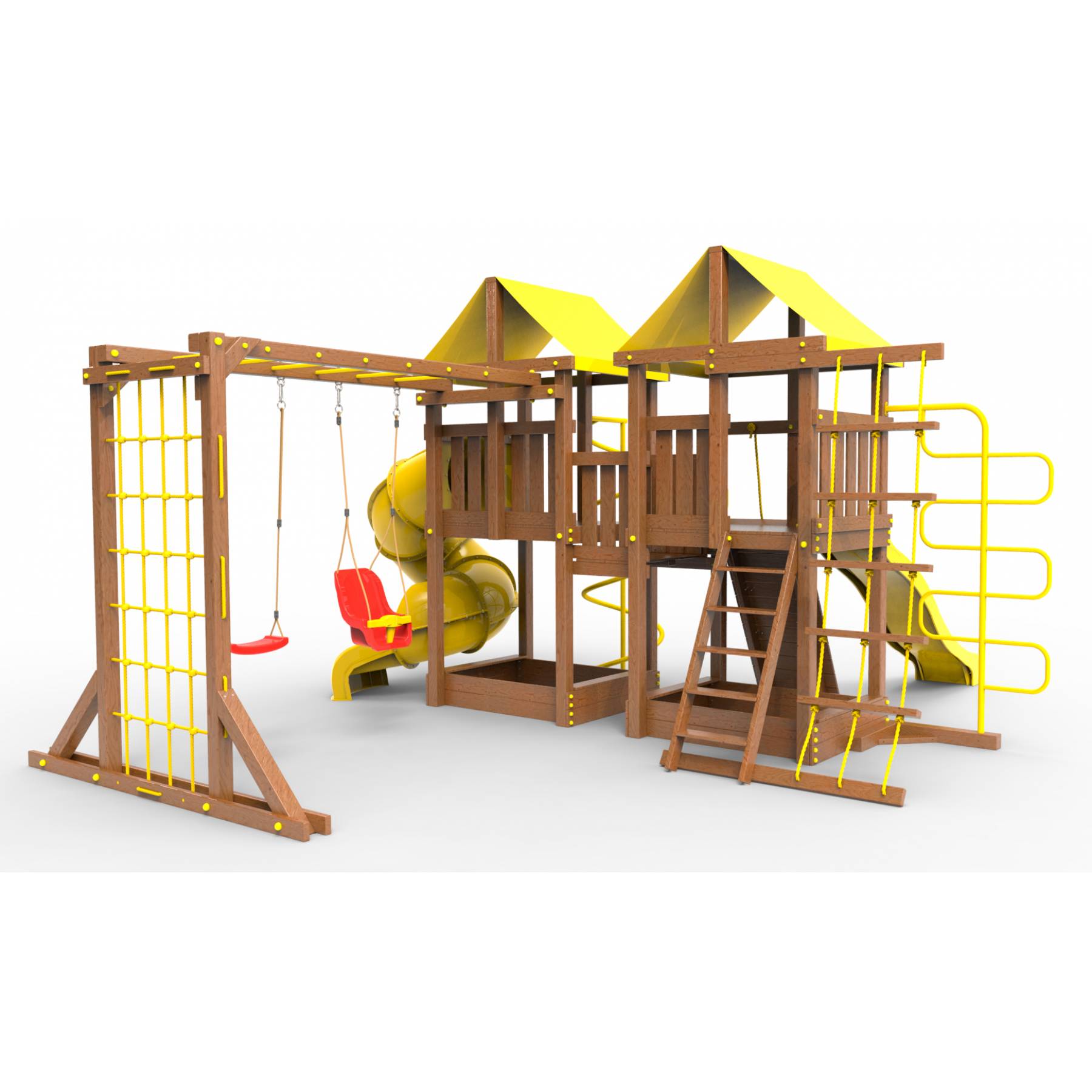 Детская площадка Пикник «Оптимус» Пацифик Light с винтовой трубой