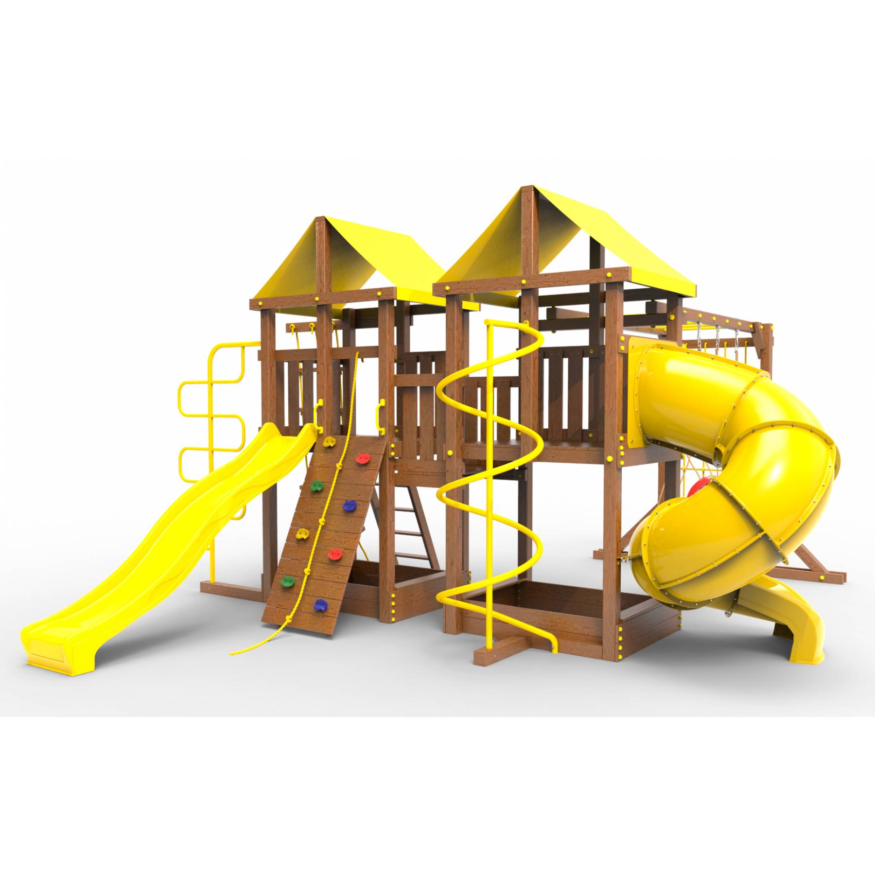 Детская площадка Пикник «Оптимус» Пацифик Light с винтовой трубой