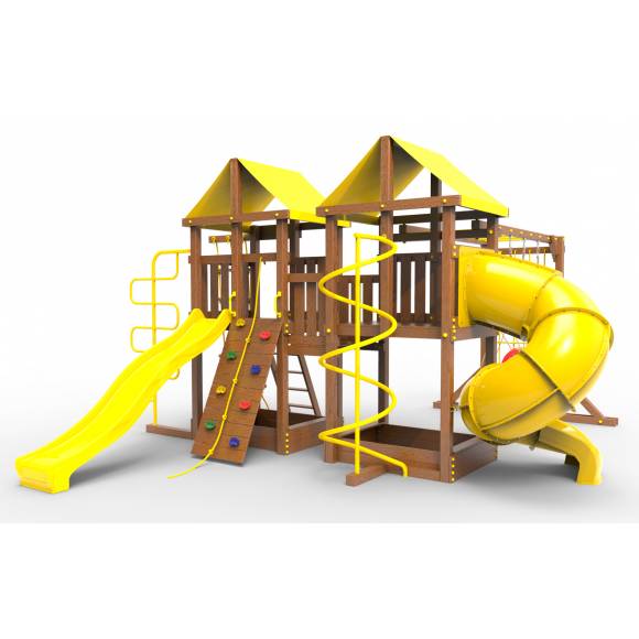 Детская площадка для дачи Пикник «Оптимус» Пацифик Light с винтовой трубой