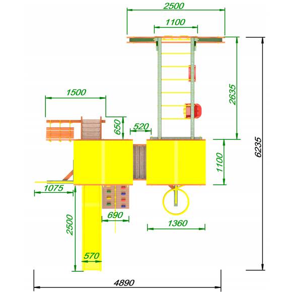 Детская площадка Пикник «Вега» Пацифик Light