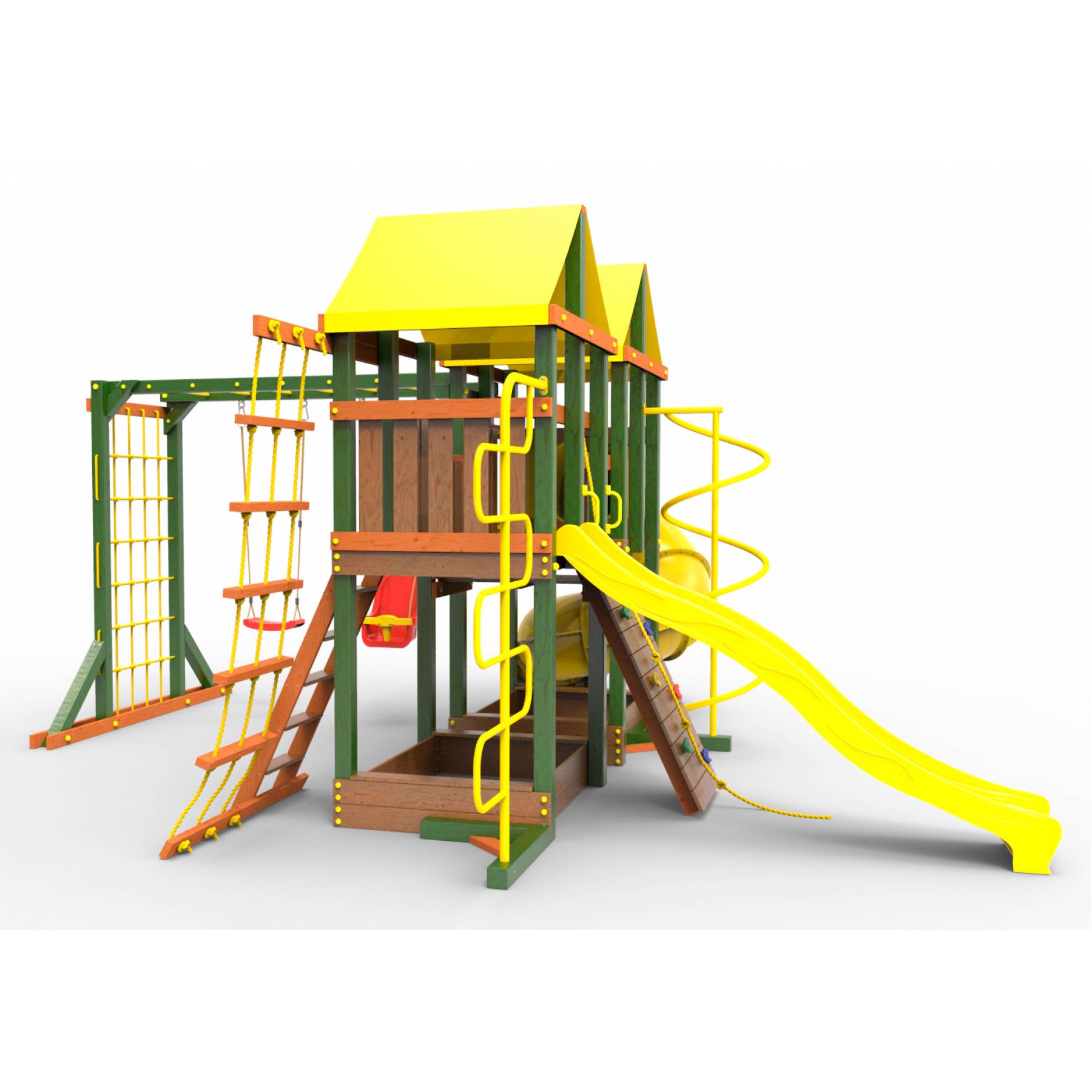 Детская площадка Пикник «Вега» Пацифик Light с винтовой трубой