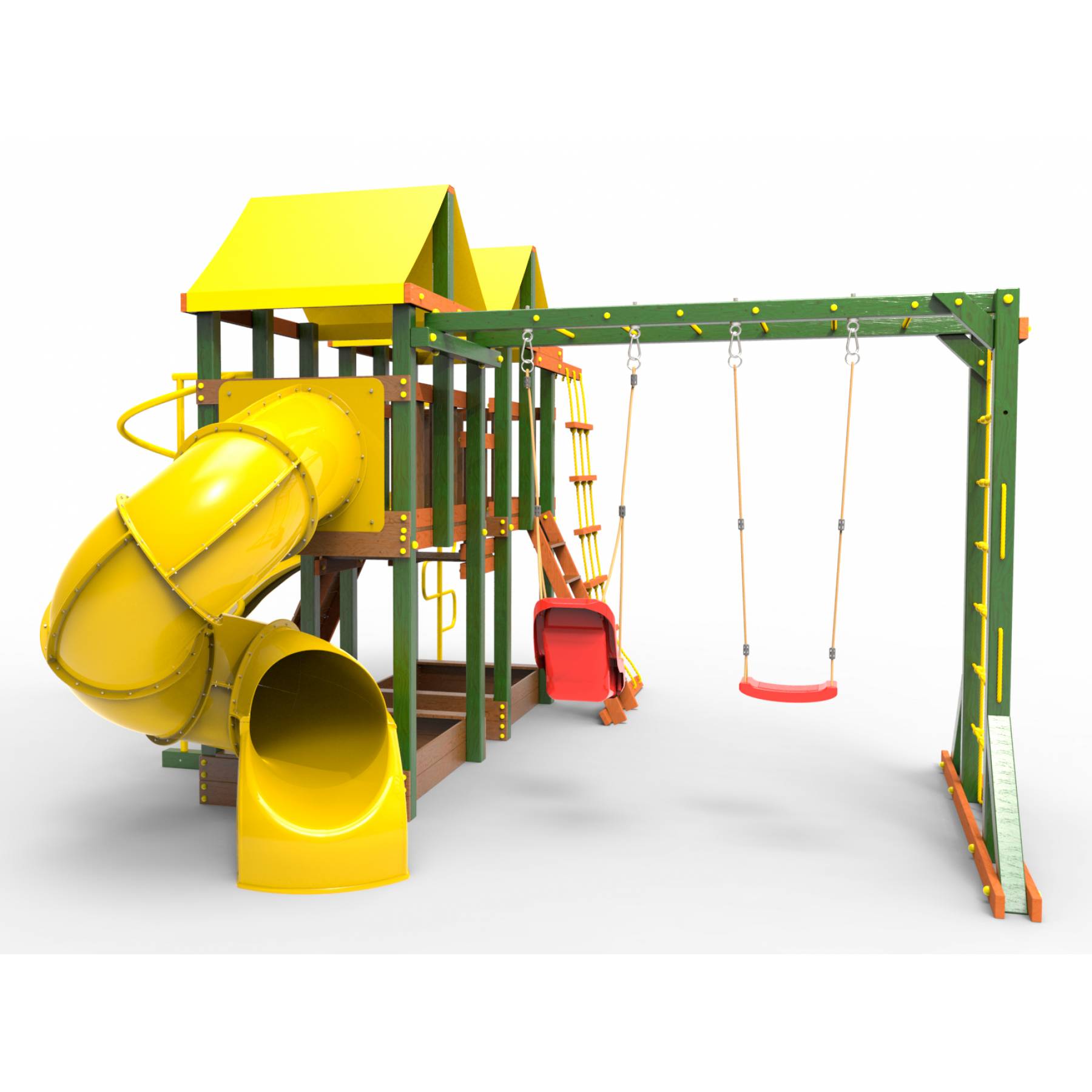 Детская площадка Пикник «Вега» Пацифик Light с винтовой трубой