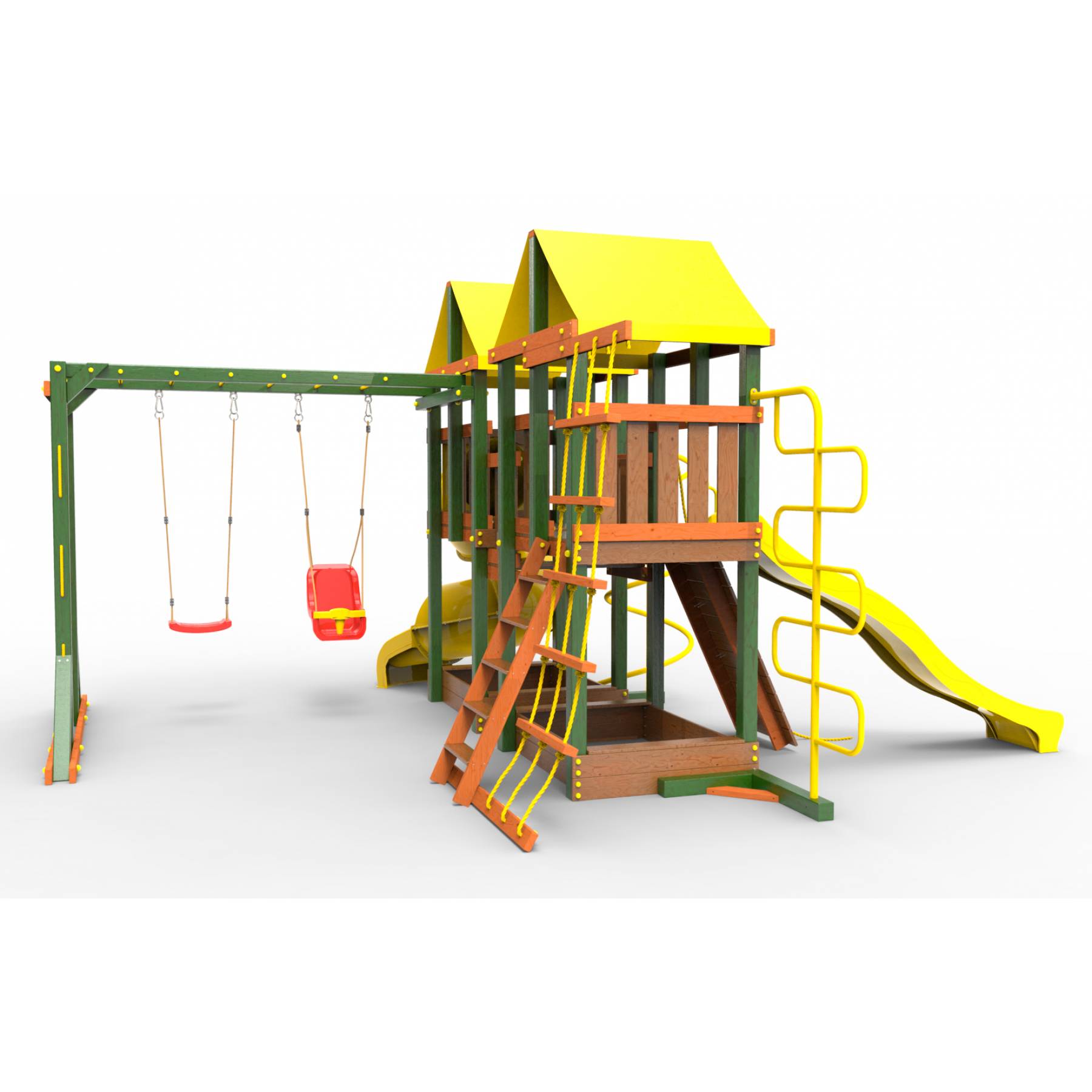 Детская площадка Пикник «Вега» Пацифик Light с винтовой трубой