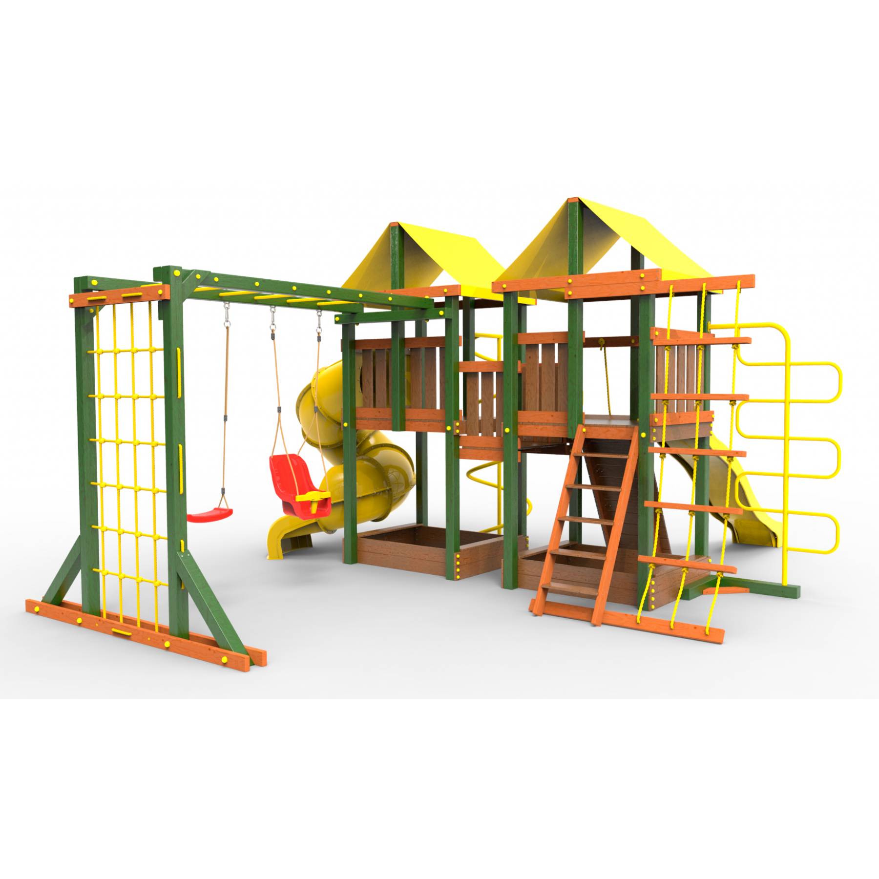 Детская площадка Пикник «Вега» Пацифик Light с винтовой трубой